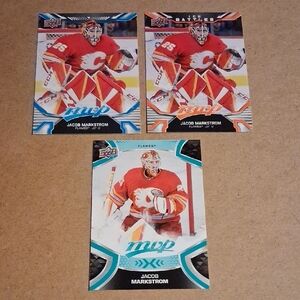 Jacob Markstrom Calgary Flames Hockey Trading Cards - Red
